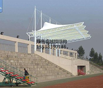 朔州<font color='red'>膜結(jié)構(gòu)看臺</font>【朔州職業(yè)技術(shù)學院等】設計施工案例