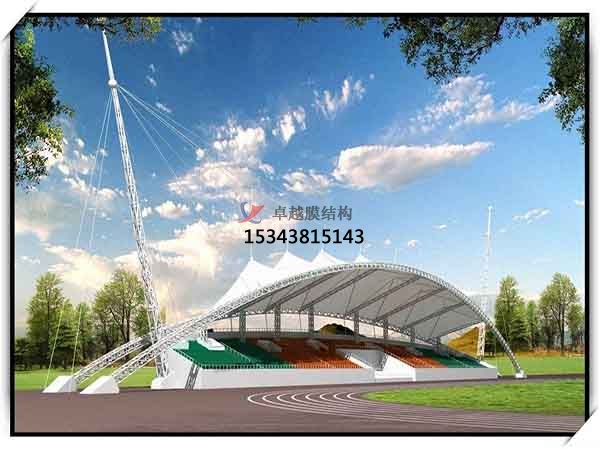 泰州膜結(jié)構雨棚工程設計施工案例 　　
