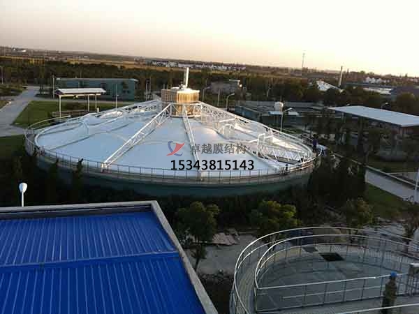 十堰市污水池反封閉罩棚設(shè)計施工、案例圖片 ?
