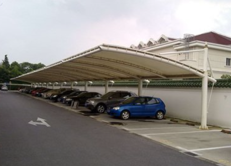 膜結(jié)構(gòu)車棚是否是精品？看清楚了，再掏錢購買哦。