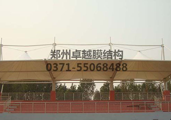 石家莊膜結(jié)構(gòu)看臺/舞臺【石家莊人民醫(yī)學高等?？茖W校等】工程設計施工案例